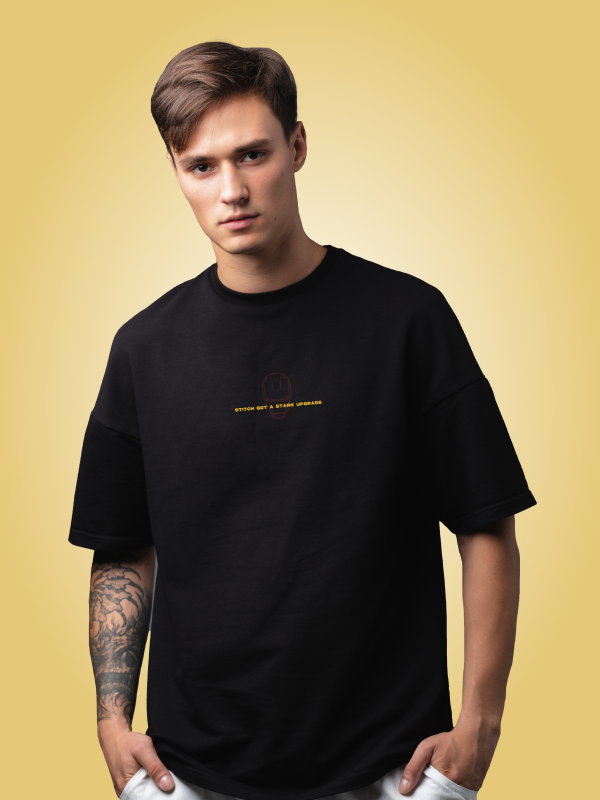 Iron Stitch: Iron Man x Stitch Cool Black Graphic Tee