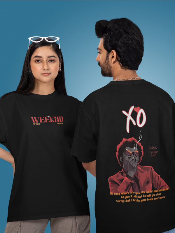 The Weekend After Hours Black Graphic Tee