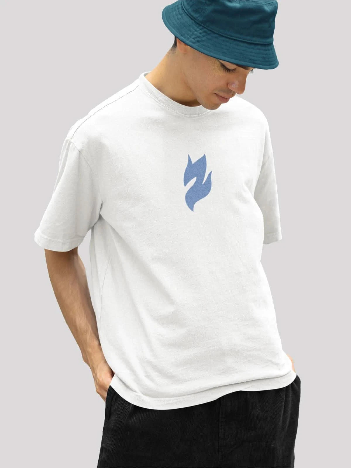 Unisex Signature Collection Oversize T-Shirt-White
