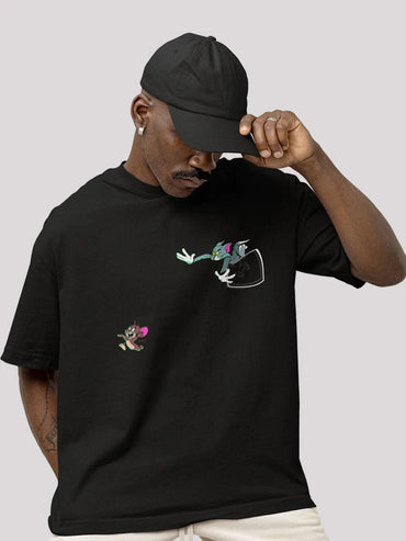 Oversized Black T-Shirt For Men