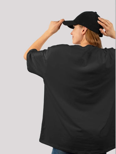 Unisex black parasite oversized t-shirt