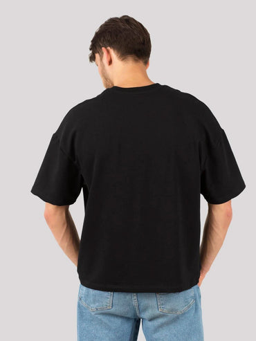 Unisex black predator oversized t-shirt