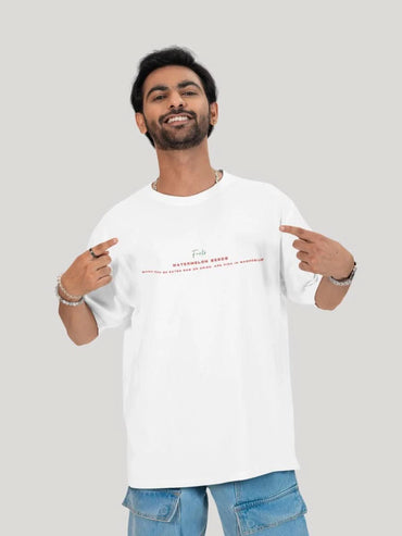 White "Whataa Melon" Watermelon Print Tropical Summer Oversized T-shirt