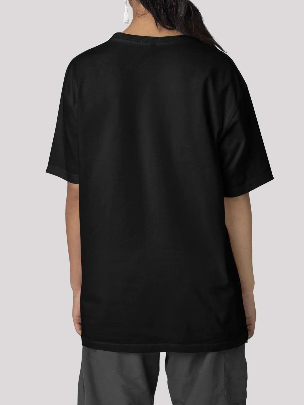 Unisex Signature Collection Oversize T-Shirt-Black