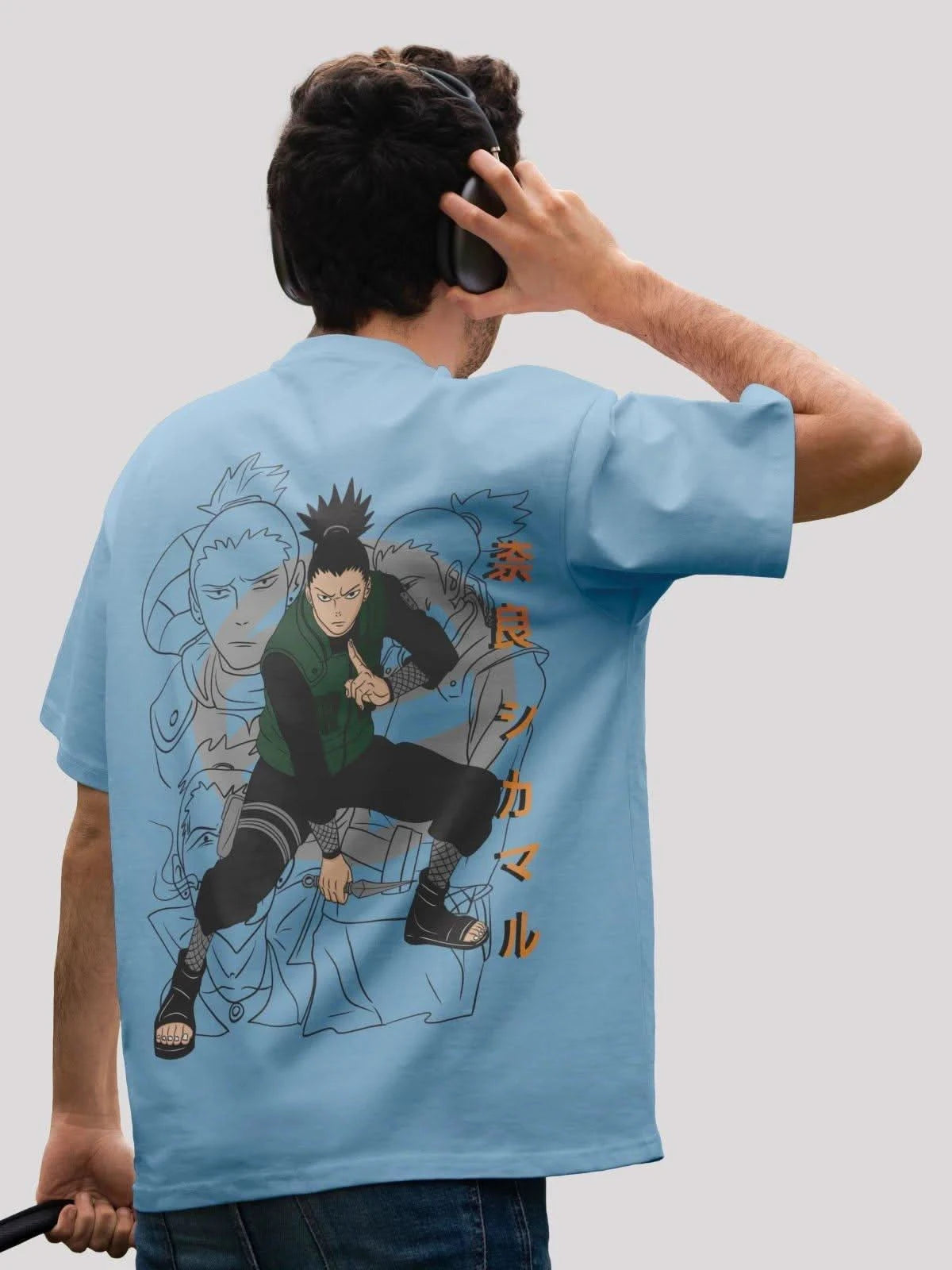 Naruto-Shikamaru Anime unisex Oversized T-shirt