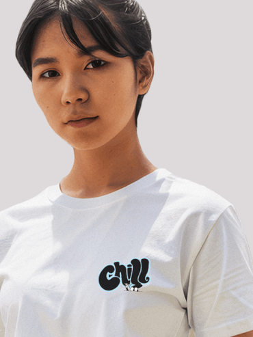 Chill White Crop Top