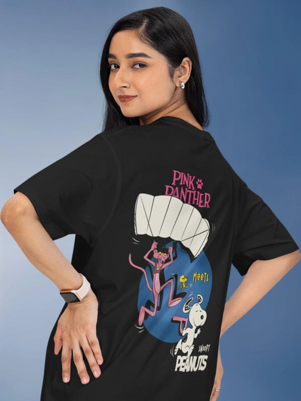 The Ultimate Pink Panther x Peanuts Oversized Graphic Tee
