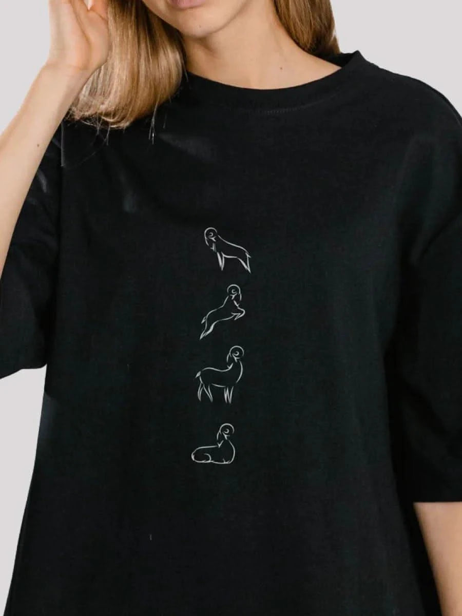 Aries Unisex Oversize T-Shirt