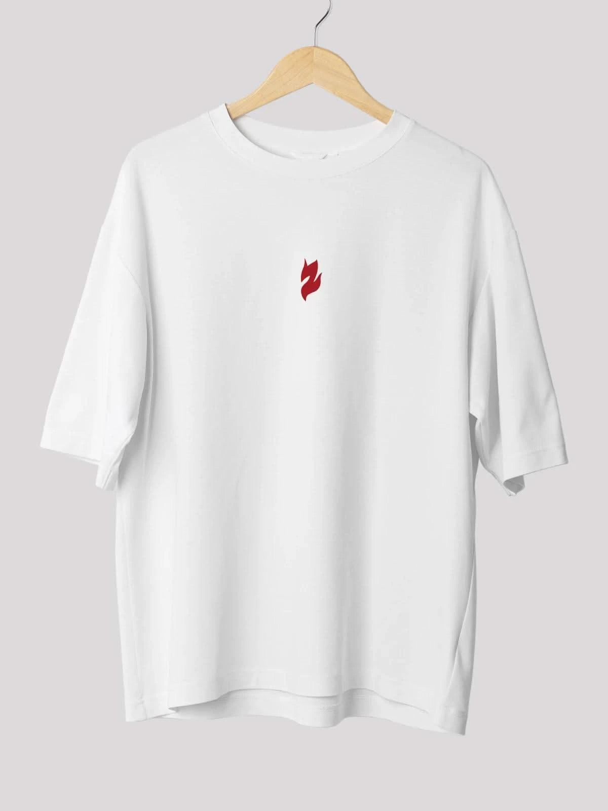 Unisex Signature collection oversize T-shirt-White