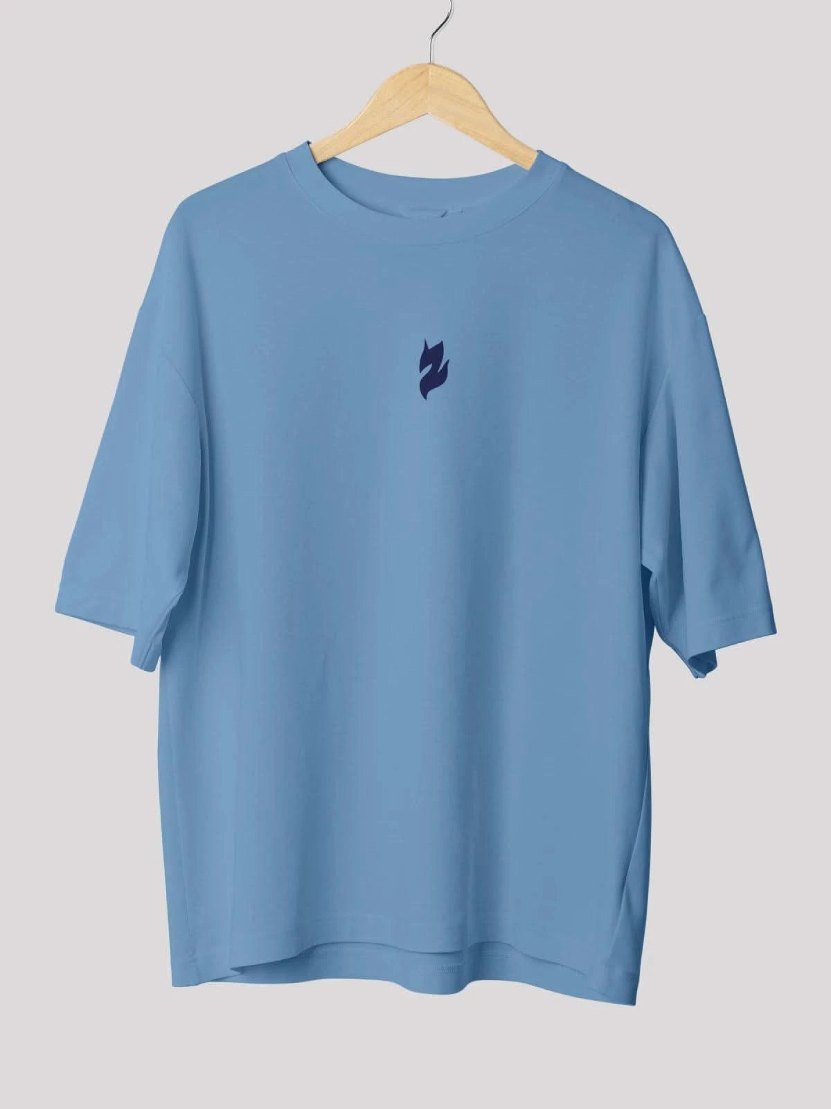 Unisex Signature Collection Oversize T-Shirt-Baby Blue