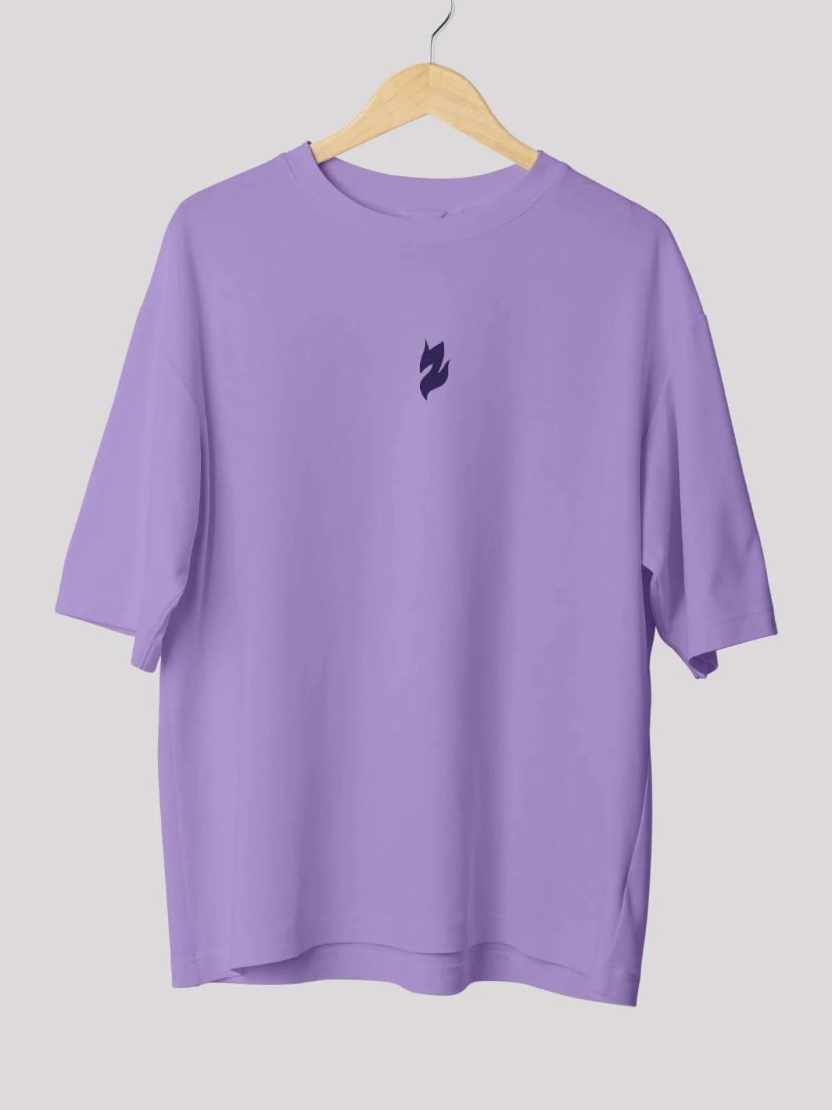 Unisex Signature Collection Oversize T-Shirt-Iris lavender