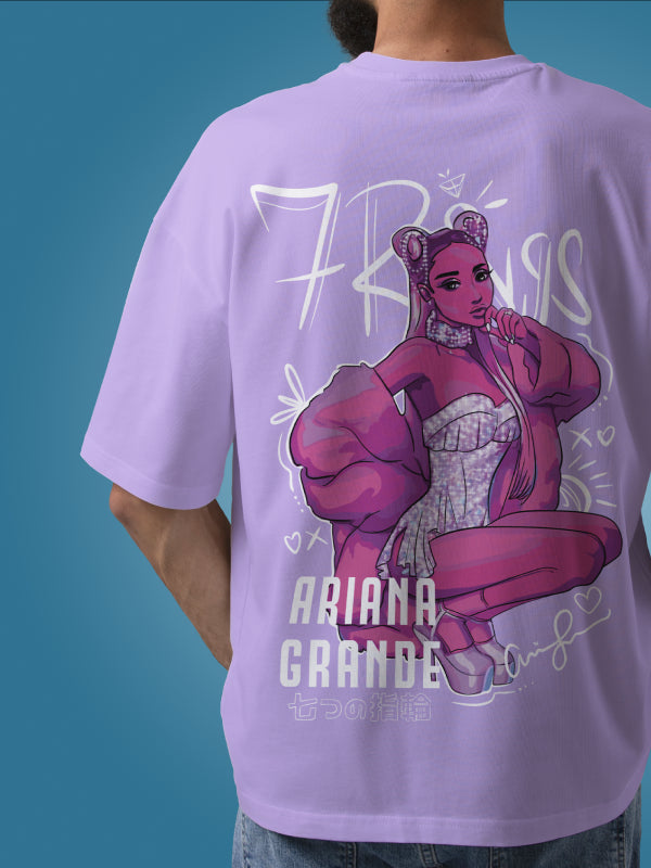 Ariana Grande 7 Rings Lavendar T-shirt
