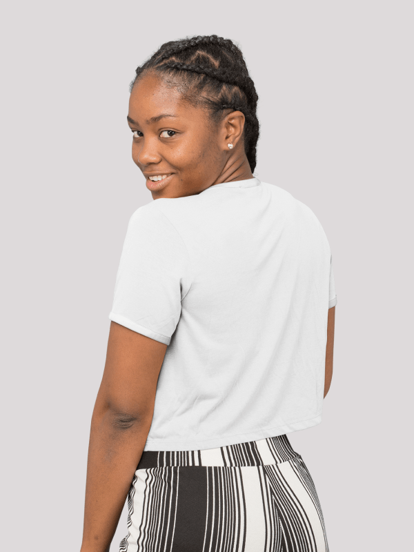 Chill White Crop Top