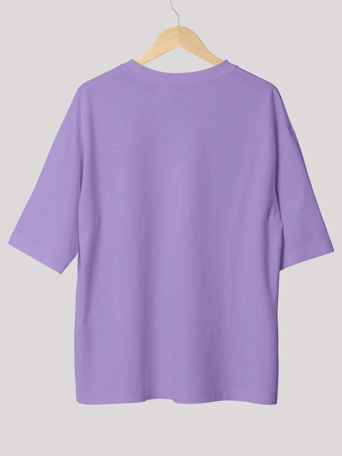 Unisex Signature Collection Oversize T-Shirt-Iris lavender