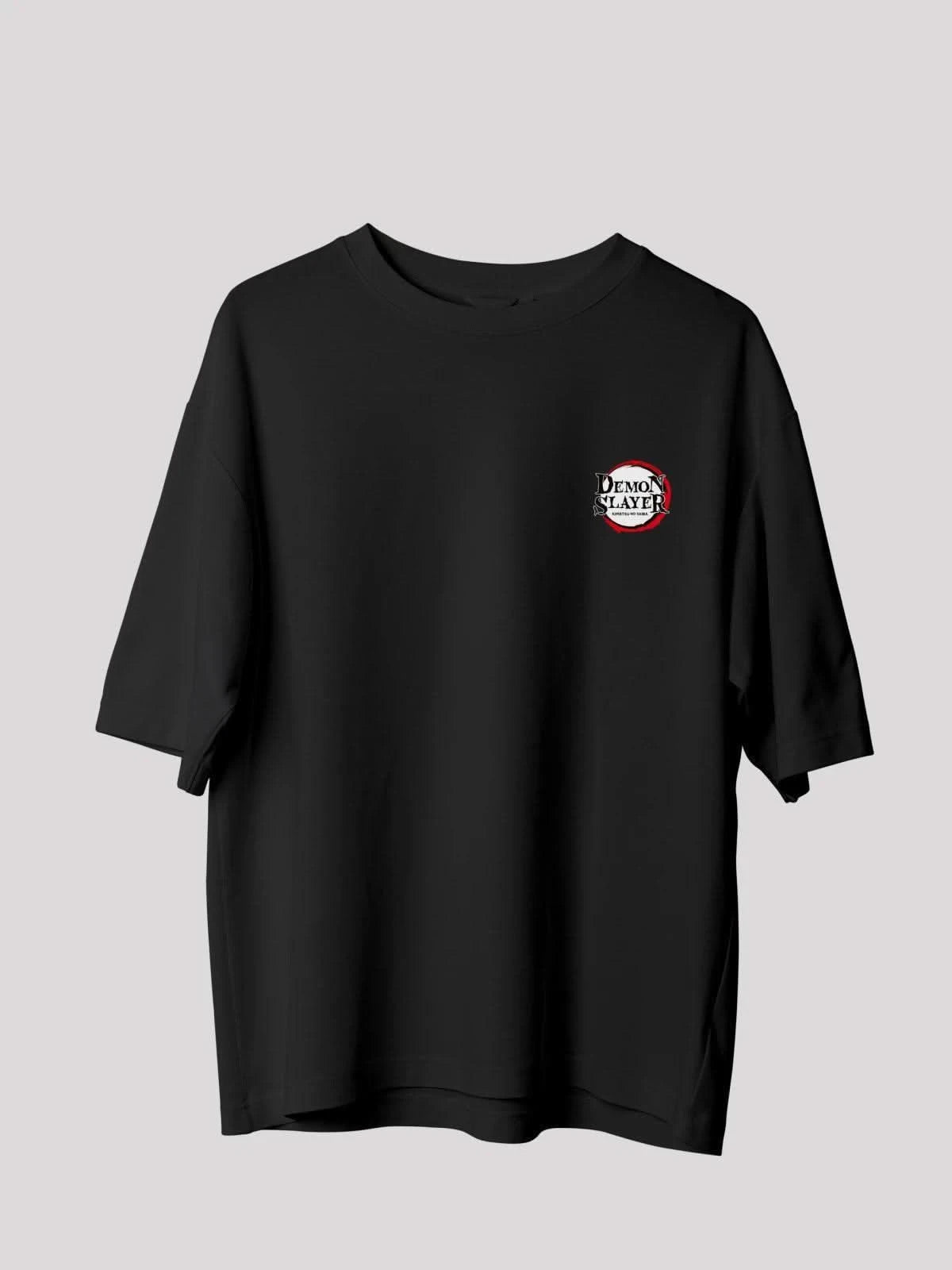 Tanjiro Anime Unisex Oversize T-Shirt-Black
