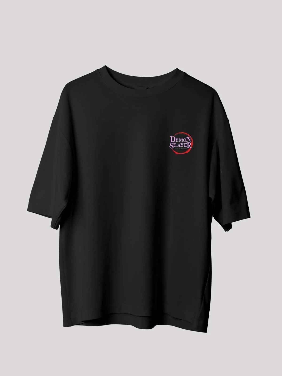 Nezuko Anime Unisex Oversize T-Shirt-Black