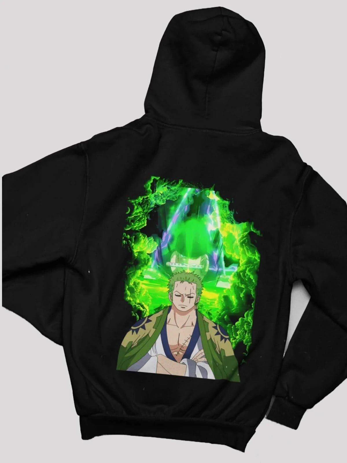Zoro Anime Unisex Hoodie-Black