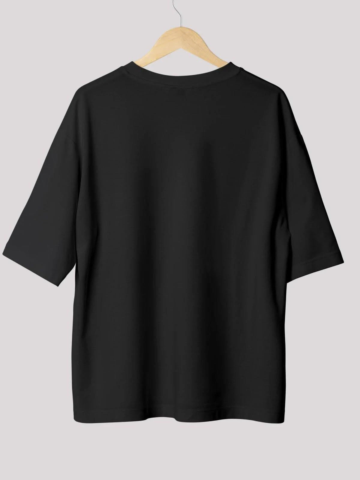 Unisex black parasite oversized t-shirt
