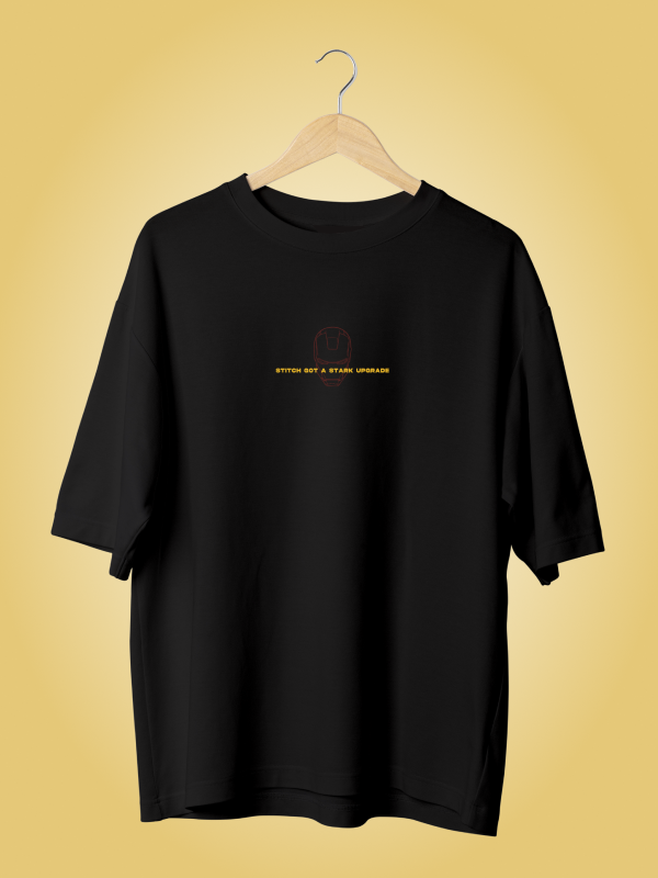 Iron Stitch: Iron Man x Stitch Cool Black Graphic Tee