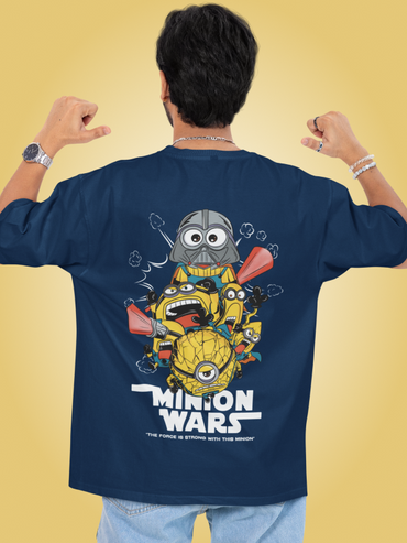 Minion Wars: Classy Minion x Star Wars Back Print Graphic Tee