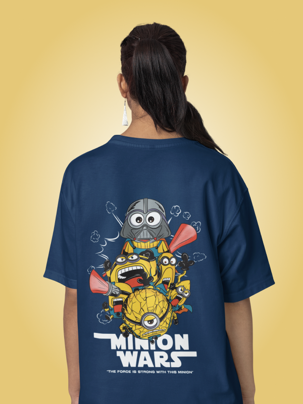Minion Wars: Classy Minion x Star Wars Back Print Graphic Tee