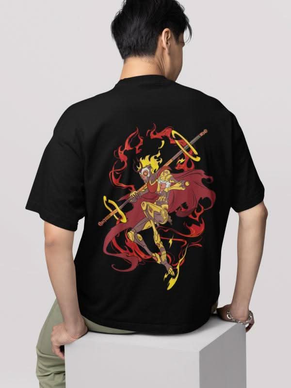 Phantom Warrior Zlaata- Black Printed Unisex T- Shirt