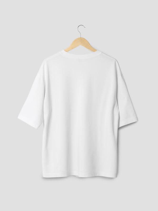 Stay Fearless Cotton Oversized Typography Tee