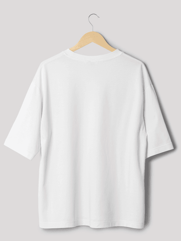 It's my day white oversized t-shirt
