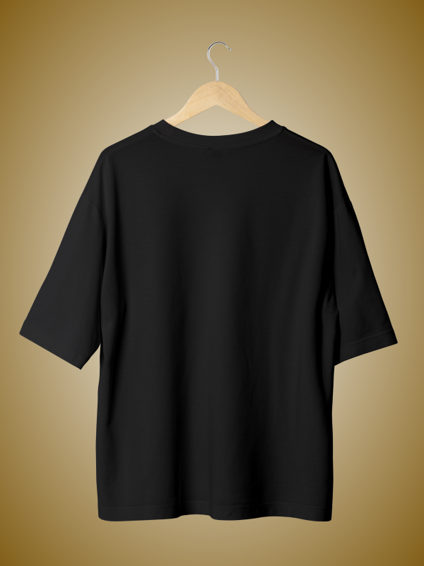 The Man of Steel Black Superman Oversized Graphic Tee