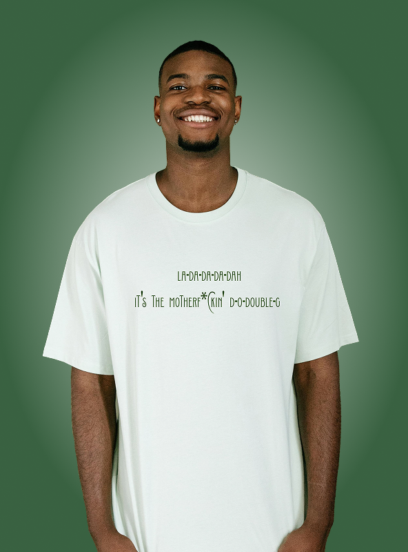 Sassy Snoop Dogg White Graphic Tee