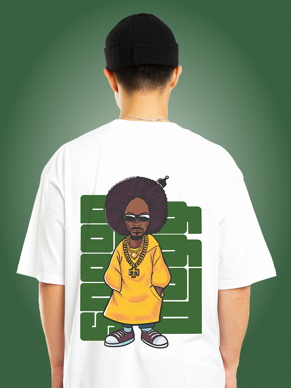 Sassy Snoop Dogg White Graphic Tee