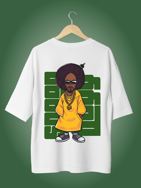 Sassy Snoop Dogg White Graphic Tee