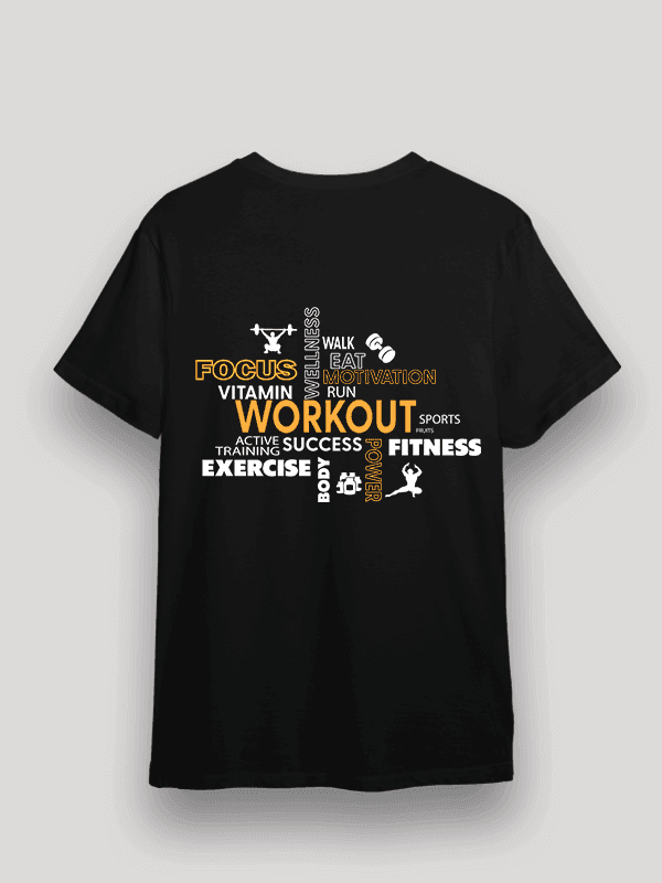 Essentials For Fitness Black Unisex T-Shirt