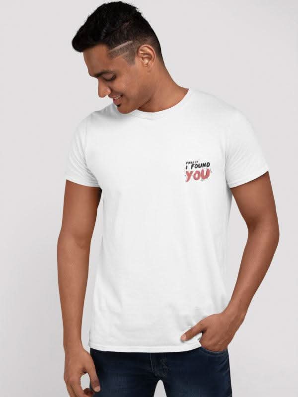 White I found you a Valentine's regular-fit t-shirt