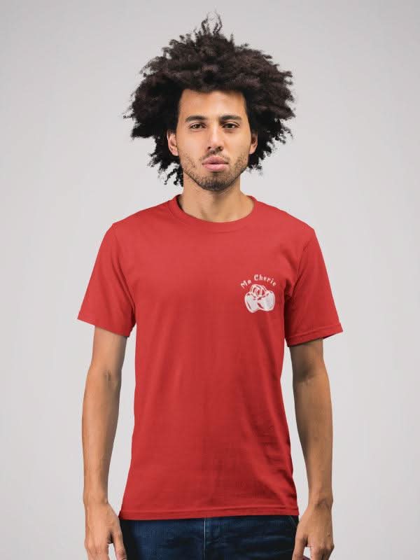 Red Valentine's Day ma cherie regular fit t-shirt