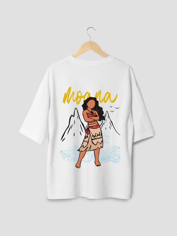 Fearless Moana Disney Princess Oversized Graphic Tee