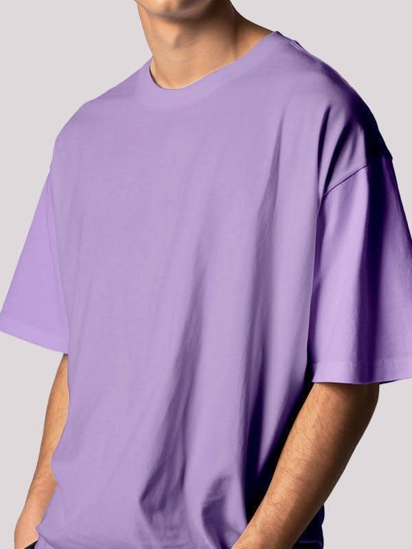 Plain Iris Lavender Unisex Oversize T-shirt