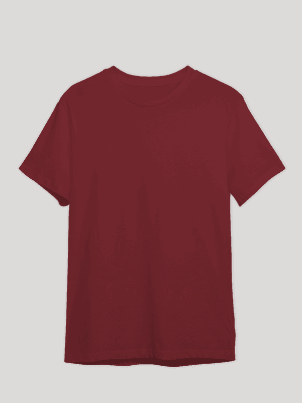 Plain Maroon T-shirt