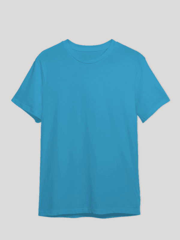 Plain Sky-blue T-shirt