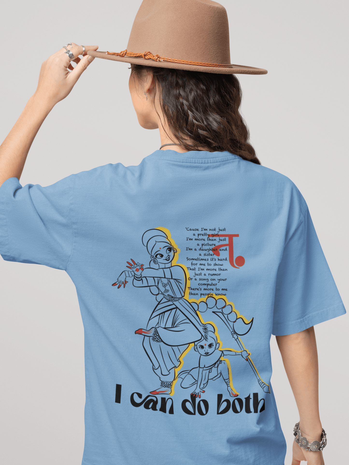 I am Naari: Bold & Graceful Cotton Graphic Tee