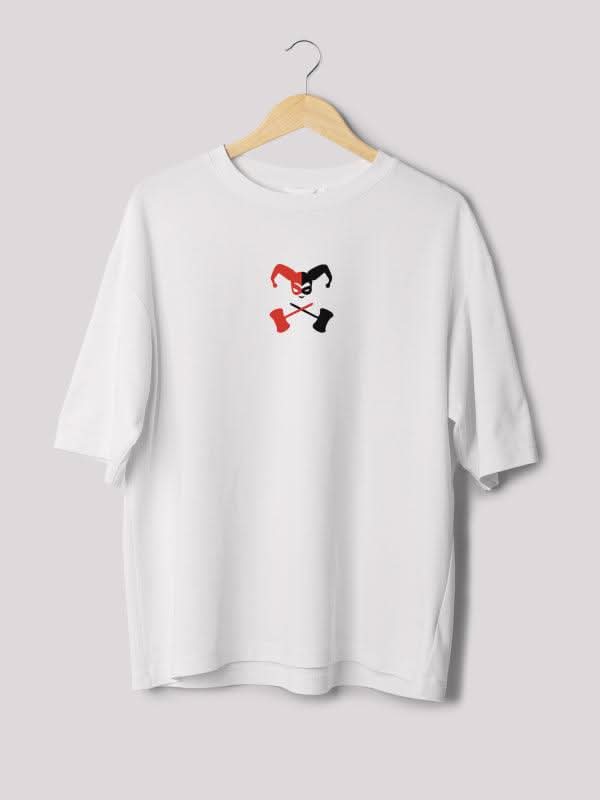 Harley Freakin Quinn DC Printed Oversized T-shirt