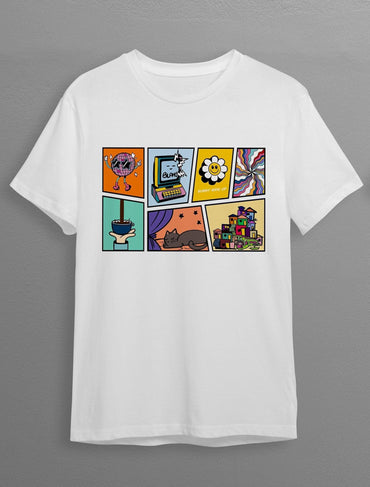 Sunny Side Up White T-Shirt