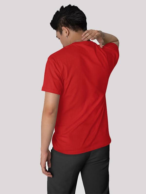 Red I Love You regular fit t-shirt