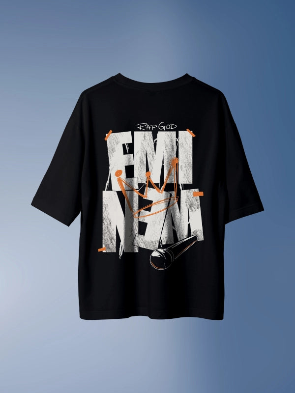Cool Eminem Black Graphic T-shirt