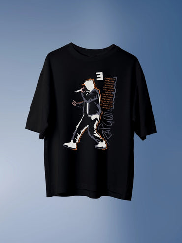 Cool Eminem Black Graphic T-shirt