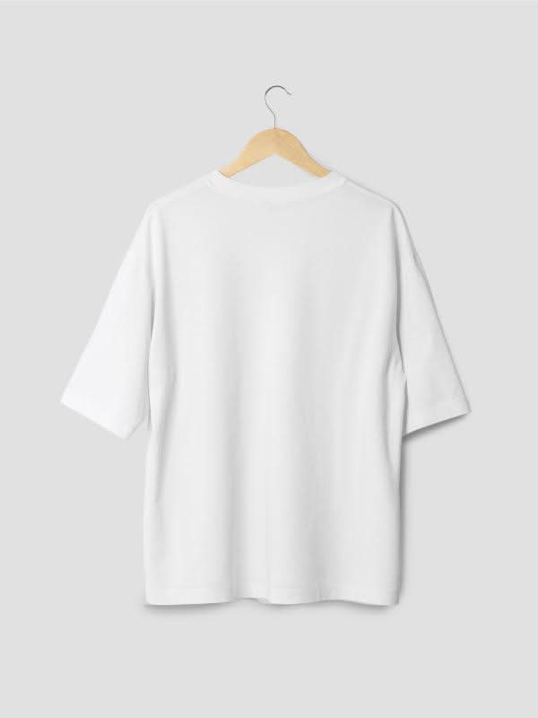 Love Being a Woman Graphic Oversized Typography T-shirt