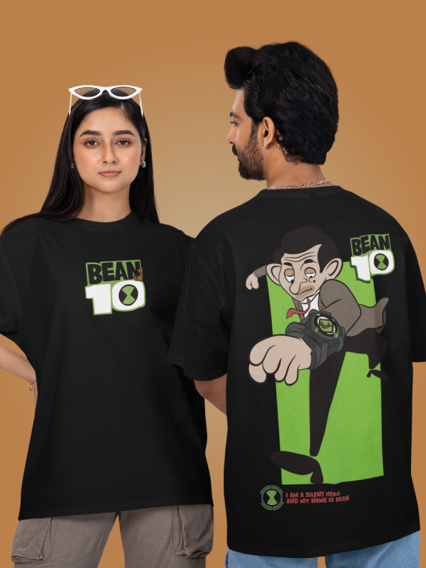 Bean 10 black oversize t shirt