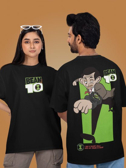 Bean 10 black oversize t shirt