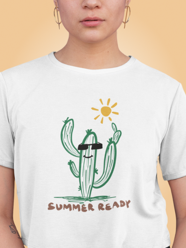Summer Ready White Crop Top