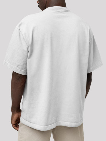 Unisex Signature Collection Oversize T-Shirt-White